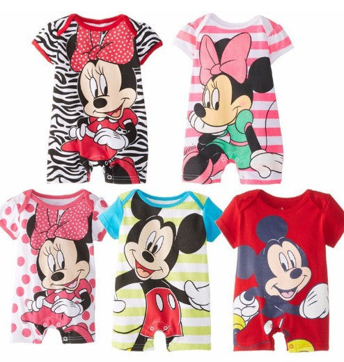 Mickey and Minnie Baby Romper