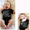 Letters Printed Baby Jumpsuit Romper