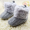 Crochet Wool Snow Crib Baby Boots